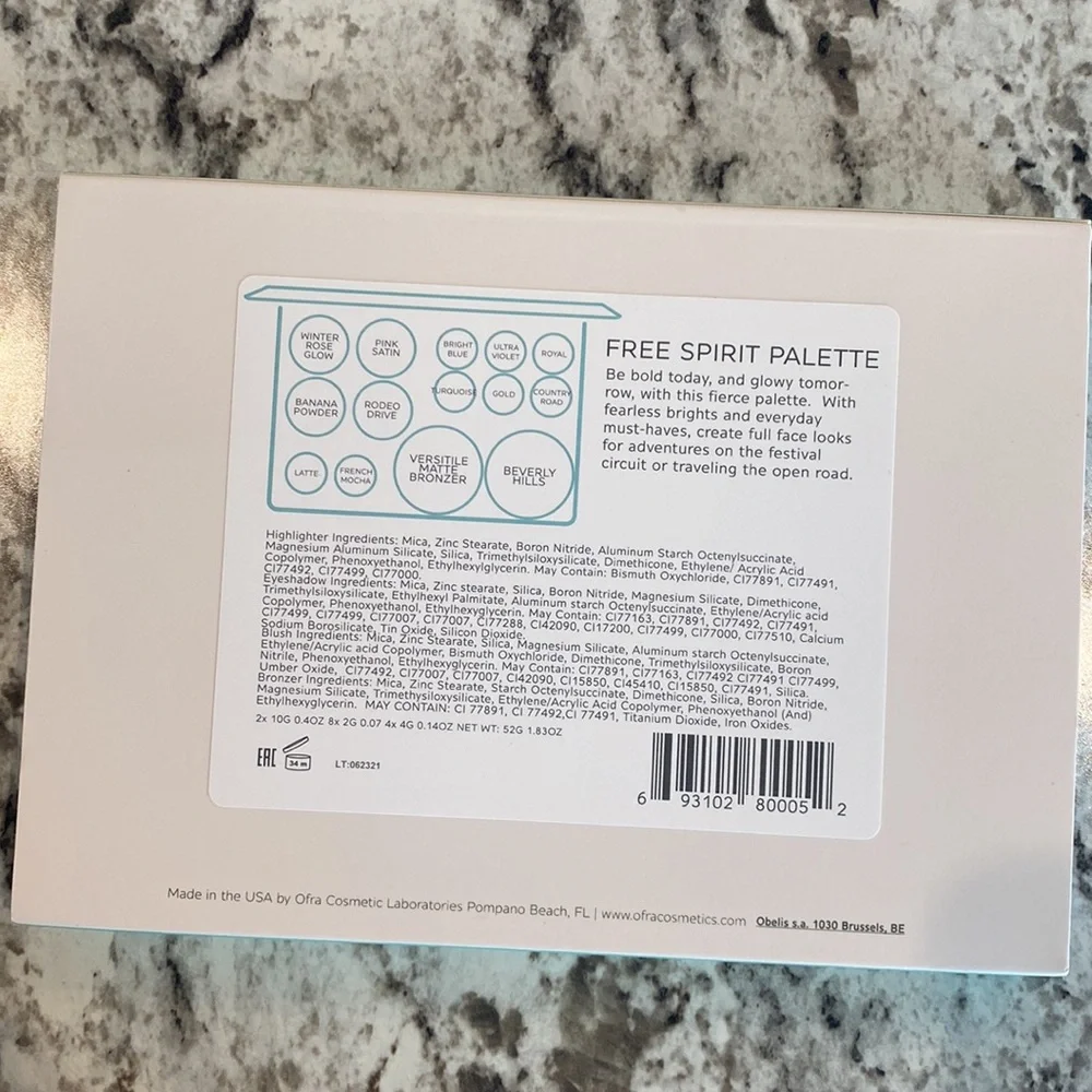 OFRA Free Spirit Refillable Pro Palette for Eyes and Face
